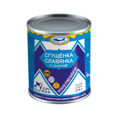 Сгущенка Славянка 8,5% БМП 370 г