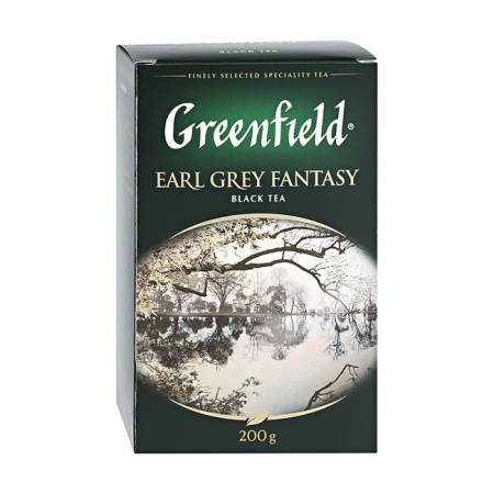 Чай Гринфилд Greenfield Earl Grey Fantasy черный листовой с ароматом бергамота 200 г