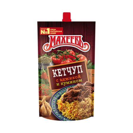 Кетчуп с аджикой и кумином Махеев ДП 300 г