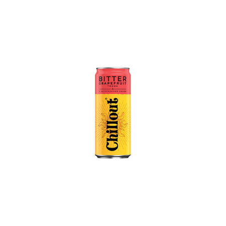 Напиток б/а сильногаз. Тоник Чиллаут Биттер Грейпфрут Черноголовка ж/б 0,33 л*12
