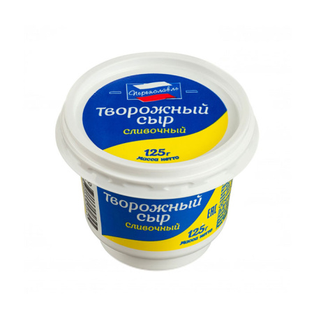 Сыр творожный Сливочный БЗМЖ Рязань 125 г