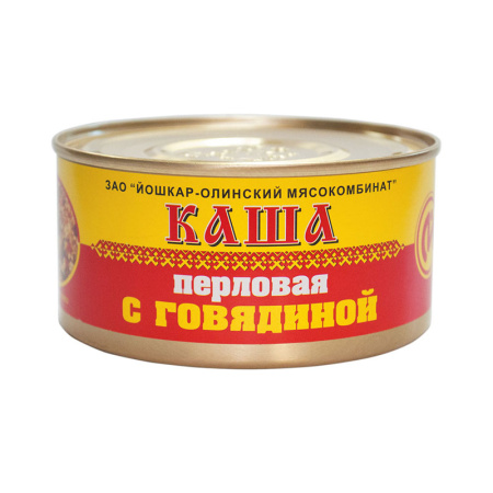 Каша перловая с говядиной Йола 325 г