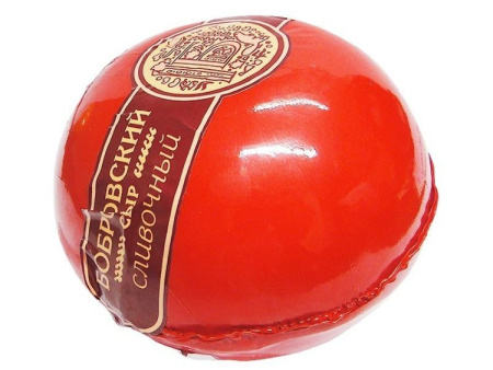 Сыр Бобровский Сливочный 50% БЗМЖ Воронеж шар