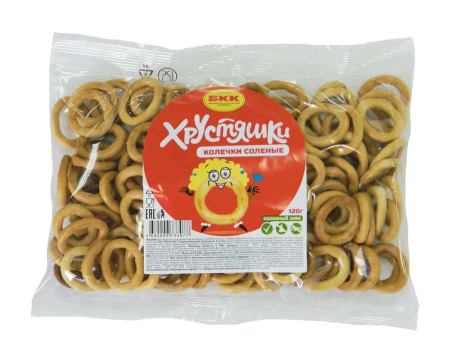 Сушки Колечки (соленые) фас 0,120 БКК