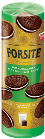 Печенье сахарное Forsite Сэндвич с шоколадно-сливочным вкусом КДВ 208 г