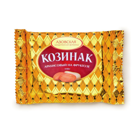 Козинак арахисовый на фруктозе Азов 110 г*26