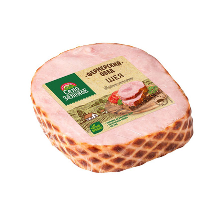 Шея Деревенская из свинины к/в Село Зеленое КуМК 300 г