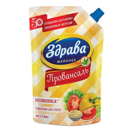 Майонез Здрава Провансаль 51% КМЗ ДП 675 г*12