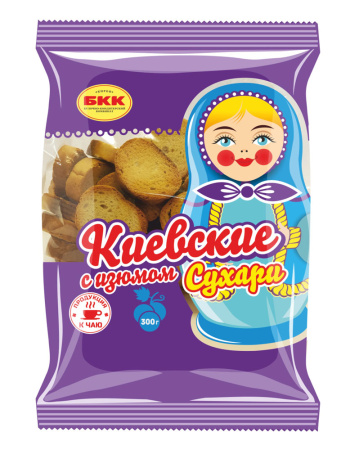 Сухари Киевские фас в/с 300г БКК