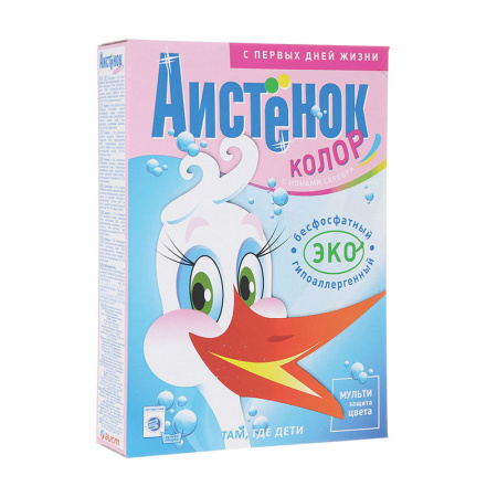 Стиральный порошок Аистенок детский автомат Колор 400 г 
