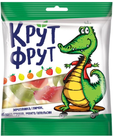 Жевательный мармелад КрутФрут Крокодильчики КДВ 70 г