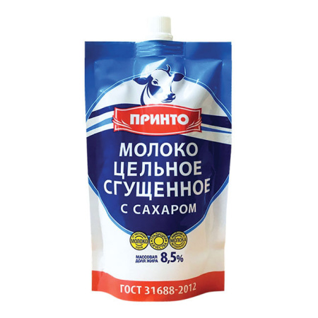 Молоко сгущенное 8,5% ГОСТ Принто 250 г*24