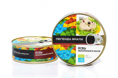 Язь обжаренный в масле Легенда Ямала 240 г