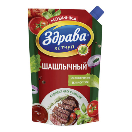 Кетчуп Шашлычный Здрава ДП 350 г*16