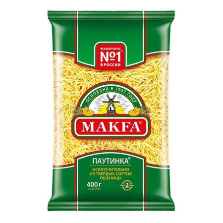 Макаронные изделия Макфа вермишель паутинка 400 г