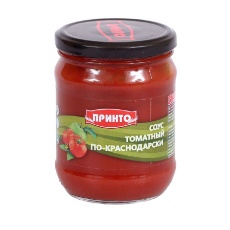 Соус томатный По-краснодарски Принто ст/б 460 г*9
