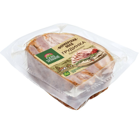 Грудинка Деревенская к/в Село Зеленое КуМК 300 г