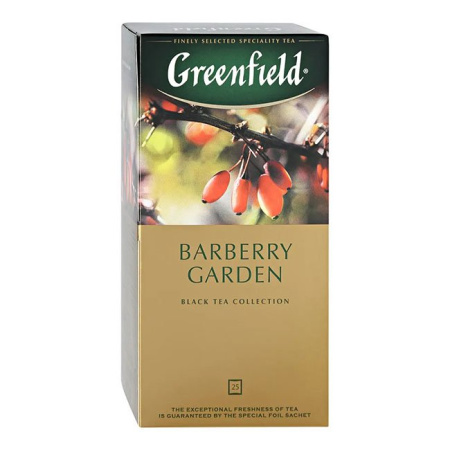 Чай Гринфилд Greenfield Barberry Garden черный 25 пак.