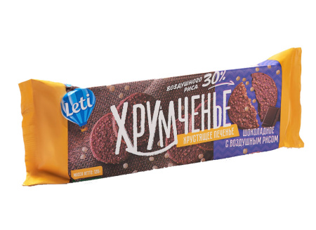 Хрумченье Шоколадное с воздушным рисом 120г Leti Лети /9