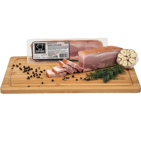 Бекон варено-копченый ТМ Эспуро в/у 250 г
