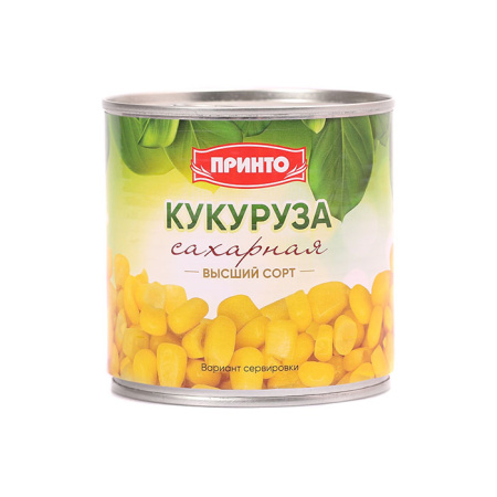 Кукуруза сахарная в/с Принто ж/б 340 г*12