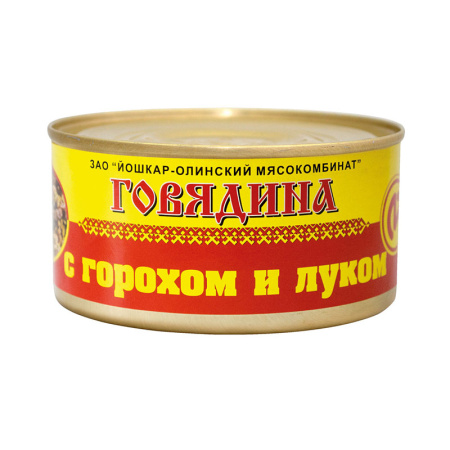 Говядина с горохом и луком Йола 325 г
