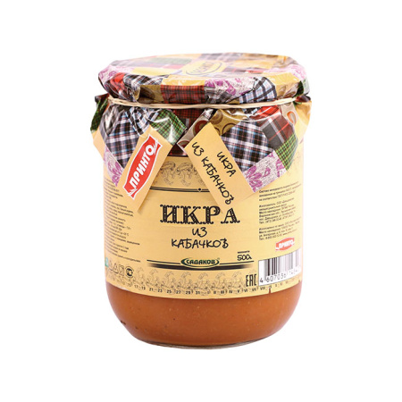 Икра из кабачков ГОСТ Садаков Принто 500 г*6