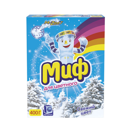 Стиральный порошок Миф автомат Свежий цвет 400 г