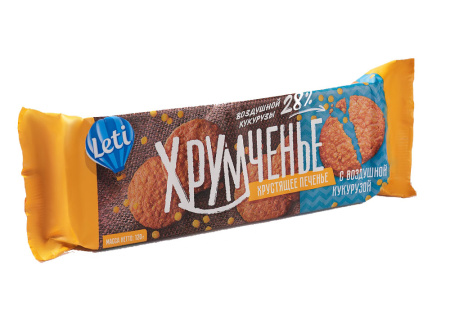 Печенье Хрумченье с воздушной кукурузой Гороховецкая МК 120 г*9