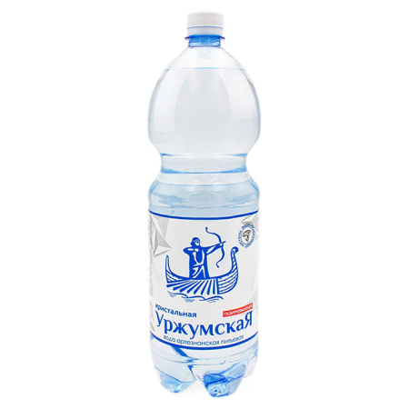 Вода питьевая Уржумская Кристальная газ. ПЭТ 1,5 л*6
