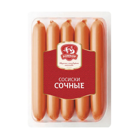 Сосиски Сочные кат. Б Ромкор 300 г