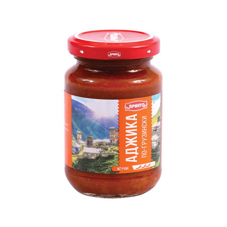 Аджика По-грузински (жгучая) Принто 180 г*9