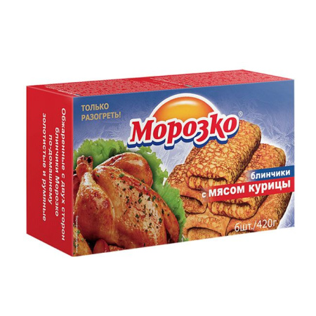 Блинчики Морозко с курицей 420 г