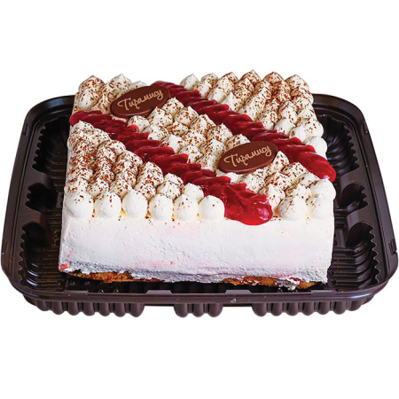 Торт Тирамису с конфитюром клубника Глобус 800 г