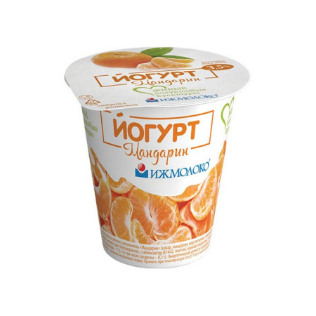 Йогурт 3,5% мандарин БЗМЖ ИжМолоко 150 г*8