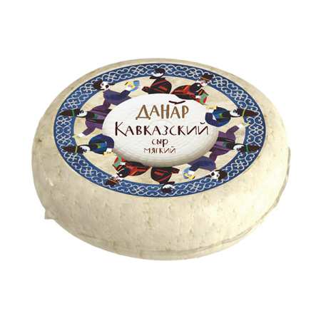 Сыр Кавказский 45% БЗМЖ Данар 250 г*8