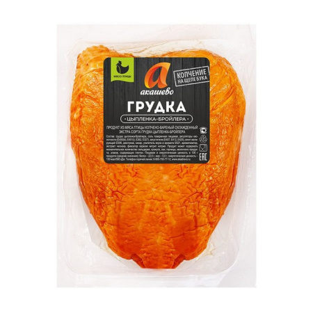 Грудка ЦБ копчено-вареная Акашево в/у