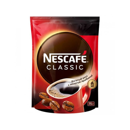 Кофе Нескафе Nescafe Classic растворимый 75 г