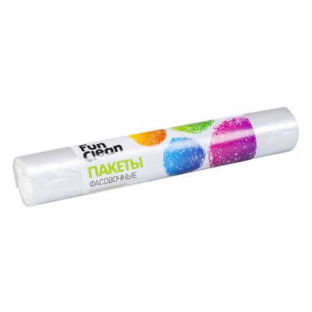 Пакеты фасовочные Fun Clean 24*37 см 100 шт. рулон