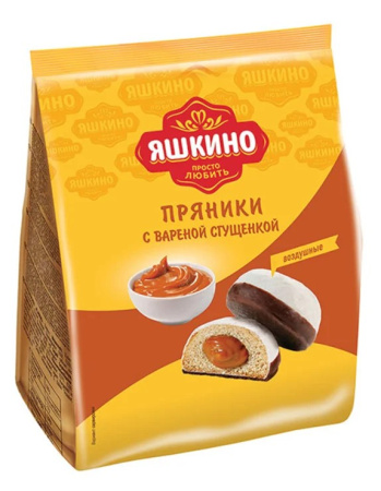 Пряники Яшкино С вареной сгущенкой КДВ 350 г