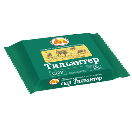 Сыр Тильзитер 45% БЗМЖ Пермь ЮКМП 200 г
