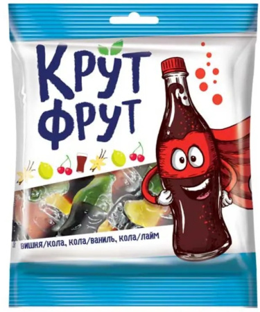 Жевательный мармелад КрутФрут Веселые бутылочки КДВ 70 г
