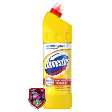 Чистящее средство для унитазов Доместос Лимонная свежесть 1 л