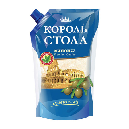 Майонез Король стола Оливковый 67% Здрава ДП 400 г