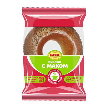 Бублик Украинский новый с маком в/с БКК 100 г*20