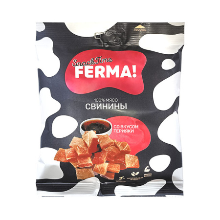 Мясо свинины вяленое со вкусом Терияки кат. А Ферма 40 г