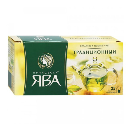 Чай Принцесса Ява зеленый Традиционный китайский 25 пак.