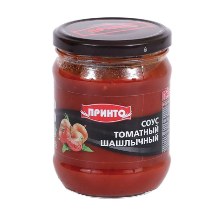 Соус томатный Шашлычный Принто ст/б 460 г*9