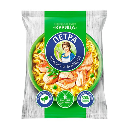 Лапша б/п Петра курица 50 г