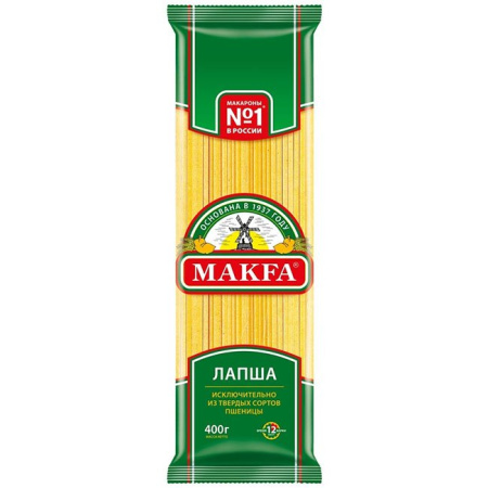 Макаронные изделия Макфа лапша длинная 400 г